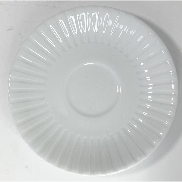 Alfred Meakin LEEDS Shape, Set of 6 Flat Teacups 2 7/8” & Saucers 5 5/6” England - Picture 4 of 8